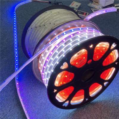 50m spool 24v low voltage led flexible lighting strip 5050 smd rgb led strip waterproof pixel ribbon