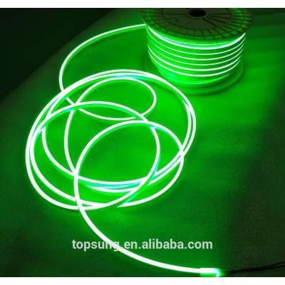 240v 5mm green led neon flex light 220v Topsung Outdoor lighting