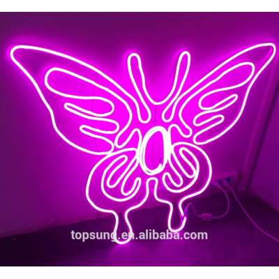 wholesale neon signs custom Christmas led lights motif butterfly