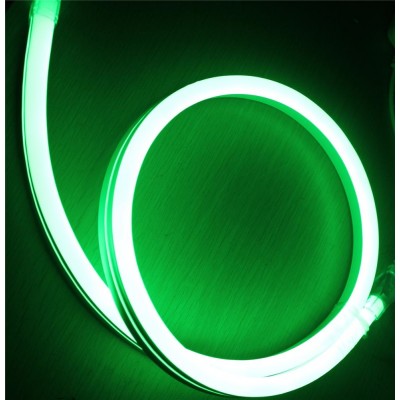 24v green led neon flex outdoor 11*18mm dome shenzhen factory